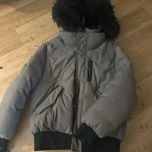Men’s mackage dixon grey jacket size 42